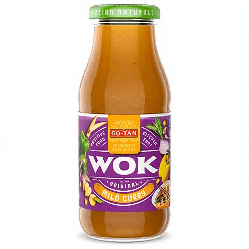 Go-Tan Lichte curry voor roerbakken - 240 ml