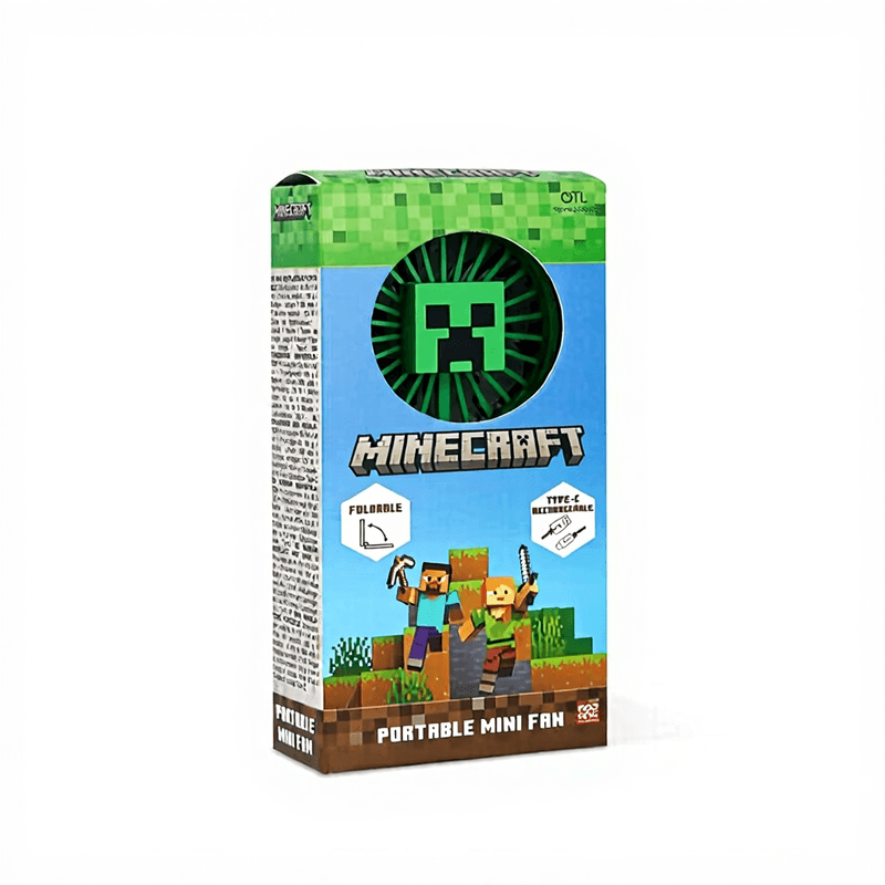 Minecraft Creeper - Opvouwbare Mini Ventilator - 3D-figuur