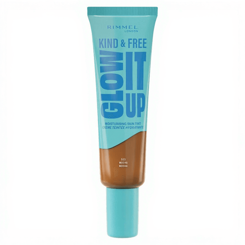 Rimmel Kind&Free huidtint mocha, hydraterend, kalmeert de gevoelige huid