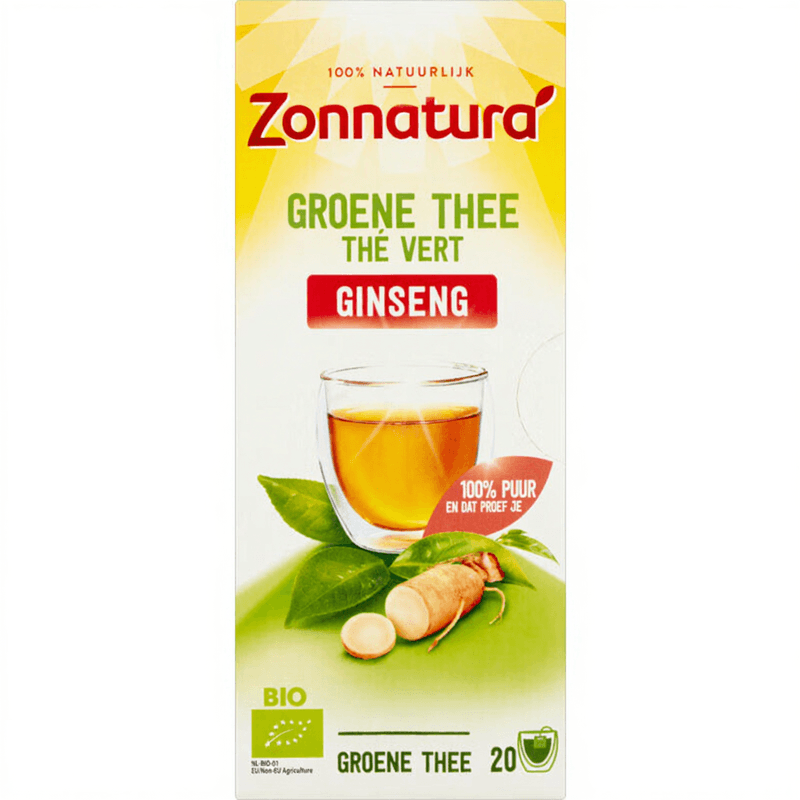 Zonnatura Groene Thee Ginseng - 20 pcs