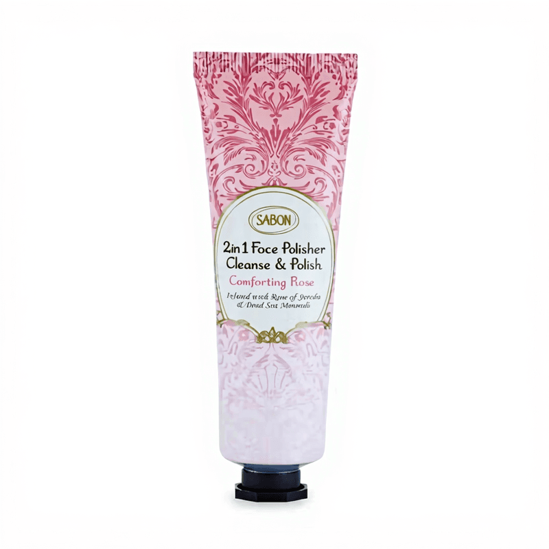 Sabon 2-in-1 rozengezichtsscrub 60 ml