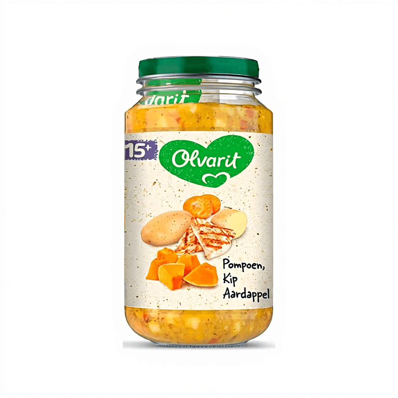 OLVARIT 15maanden+ Pompoen Kip Aardappel 250 gr