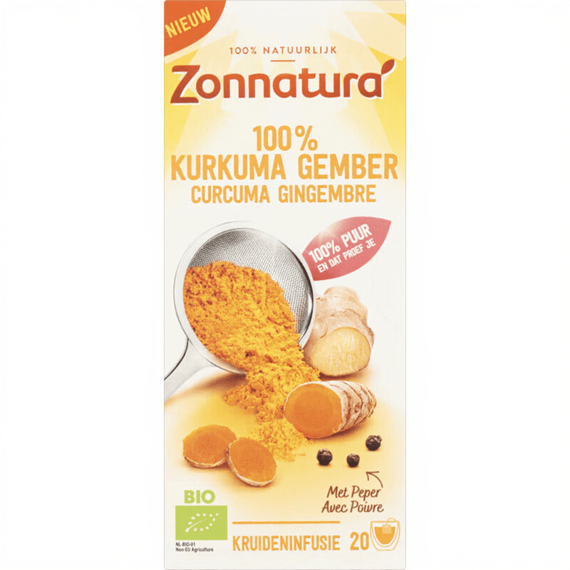 Zonnatura Kurkuma Gember Kruidenthee