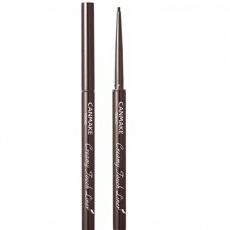 Canmake Creamy Touch Ultrafijne Eyeliner 1,5 mm 03 Donkerbruin 0,10 g