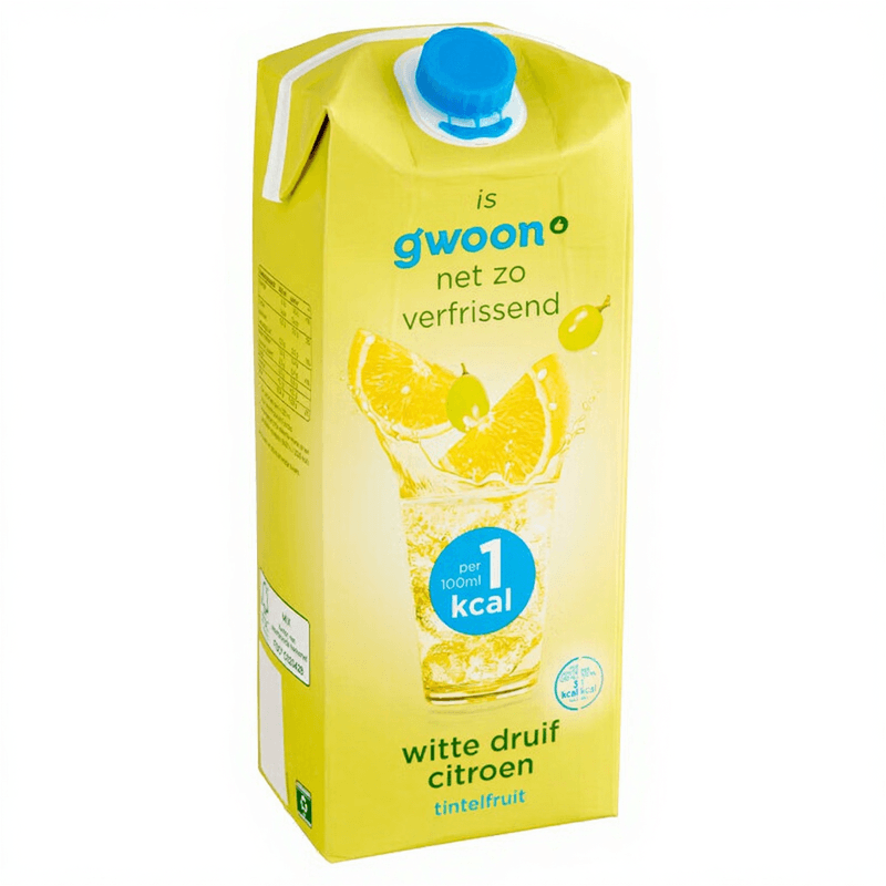G'woon Druif Citroen Smaak Water - 1.5 L