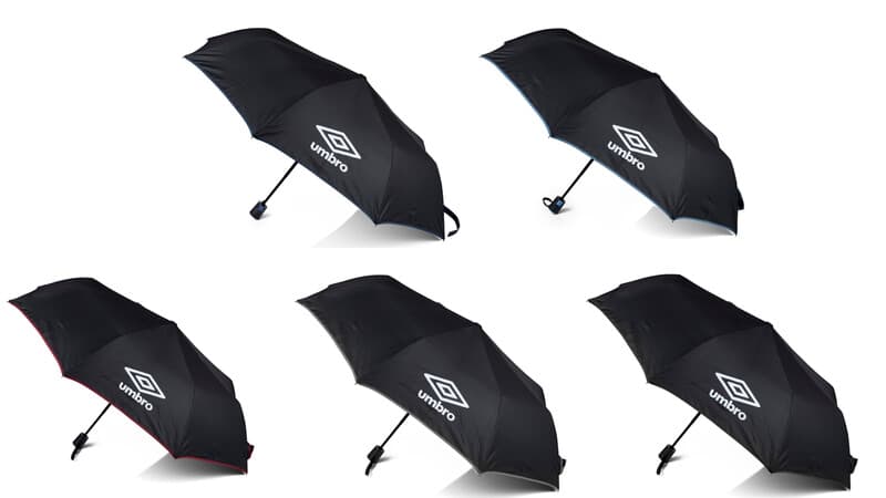 Umbro Vouwbare regen- en zonnescherm - Set van 5, willekeurige kleuren