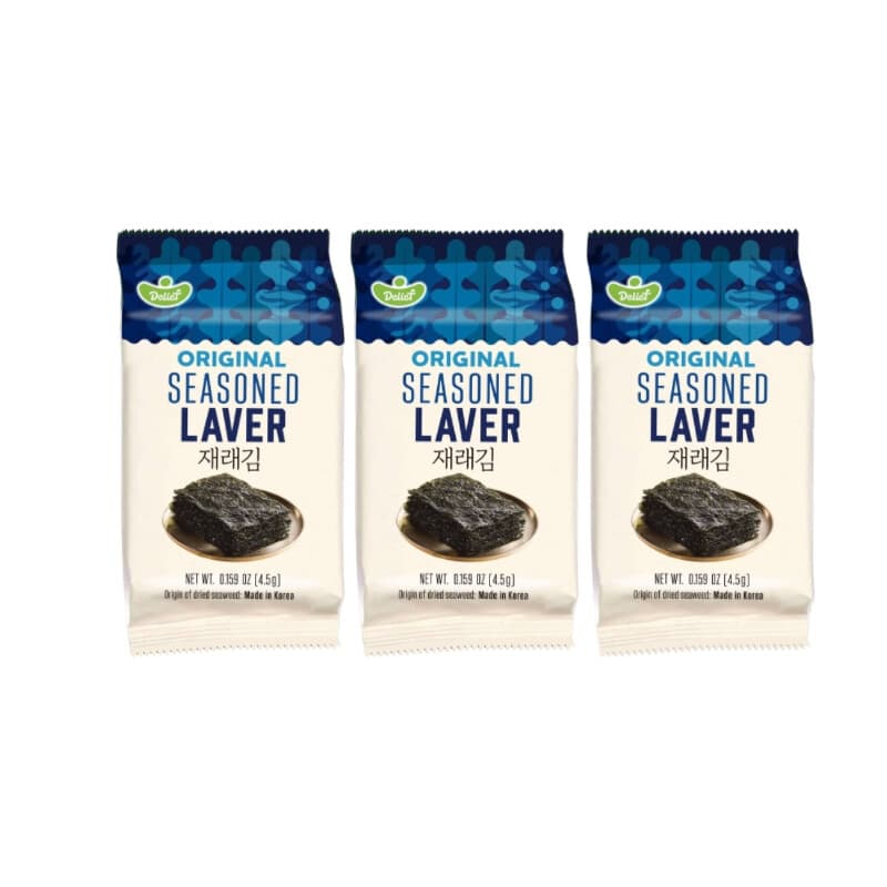 Delief Original Gezouten Zeealgen HALAL 4.5g x 3st Origineel