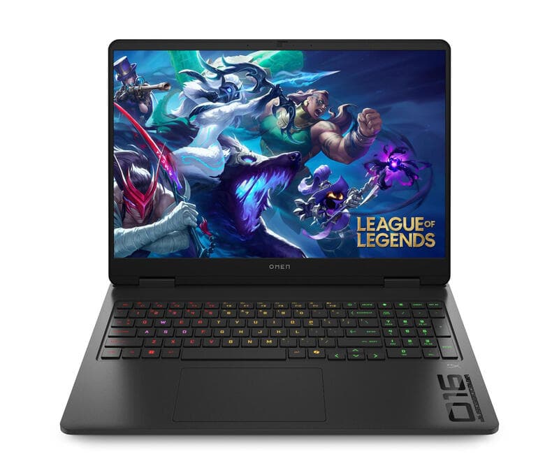 HP OMEN 16‑am0010nd - 16.0" - 1920 x 1200 2K - Intel Core 7 240H - 16 GB DDR5 - 1 TB SSD - NVIDIA GeForce RTX 5060 - Wi‑Fi 6E - Windows 11 Home - Qwerty - Zwart