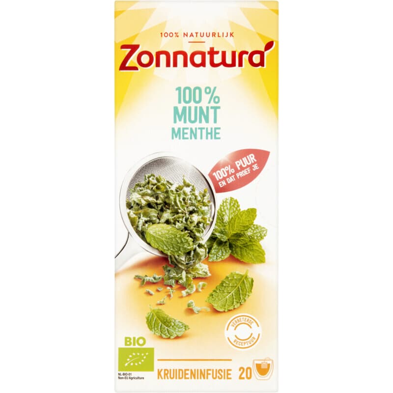 Zonnatura Munt Kruidenthee - 20 St