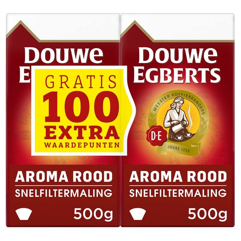 Douwe Egberts Quick Filter Aroma Rood Koffie - 1000 g