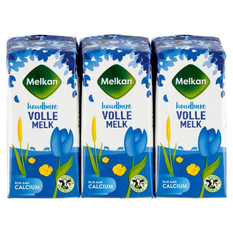 Melkan Volle Melk - 6 x 200 ml