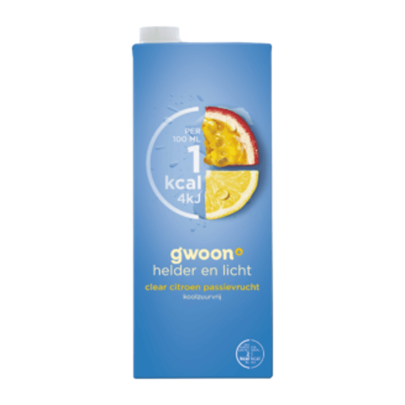 G'woon Heldere Citroen Passievrucht Sap - 1.5 L
