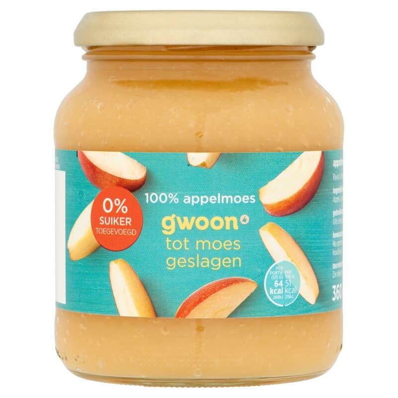 G'woon Appelmoes - 360 g