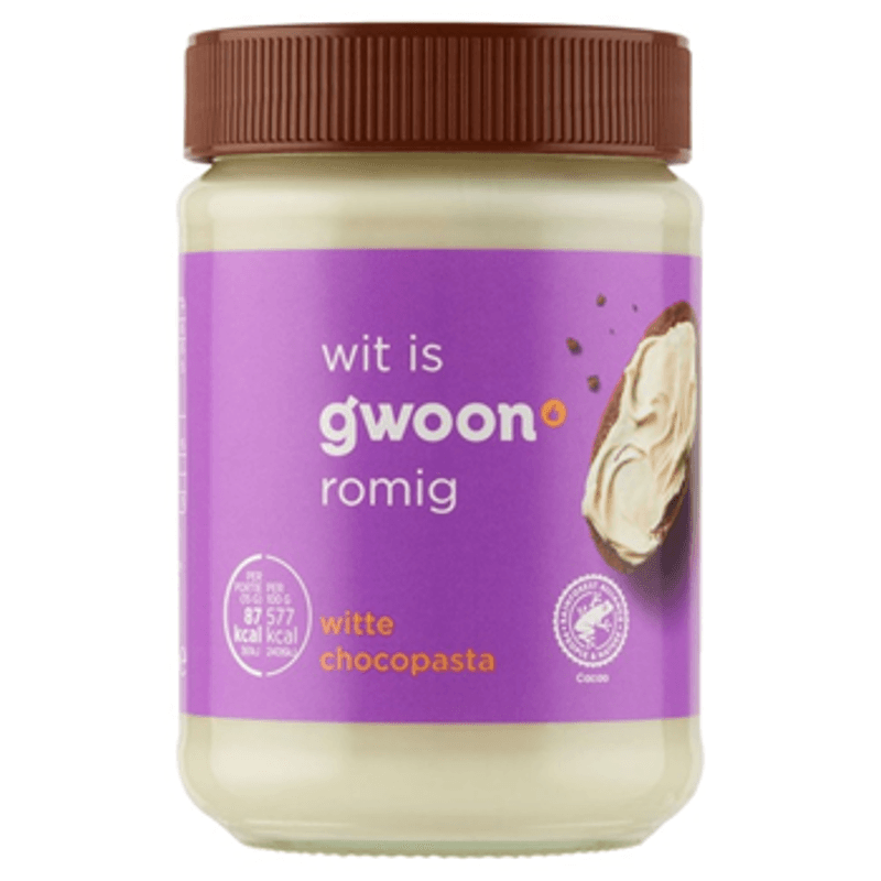 G'woon Witte Chocoladepasta - 400 g