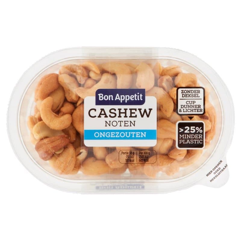 Bon Appétit Cashews Ongezouten - 170 g