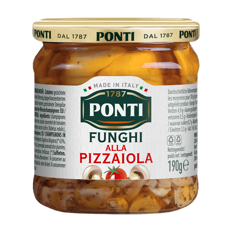 Ponti Funghi Alla Pizzaiola - 190 g