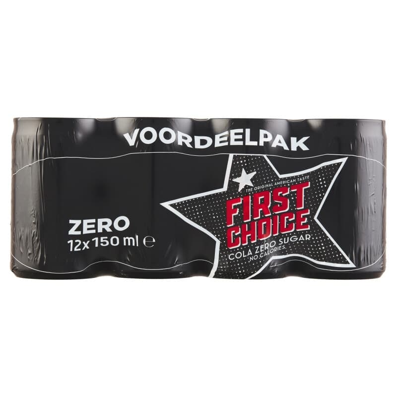 First Choice Cola Zero - 12 x 150 ml