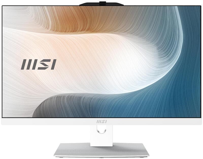 MSI Modern AM242P 1M-1224EU alles-in-één-pc/werkstation Intel Core 5 120U 60,5 cm 1920 x 1080 pixels 8 GB DDR5-SDRAM 512 GB SSD Windows 11 Pro Wi-Fi 6E (802.11ax) wit