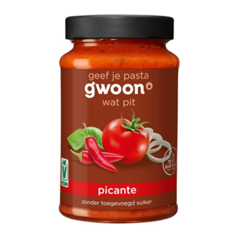 G'woon Pittige Italiaanse Pasta Saus - 490 g