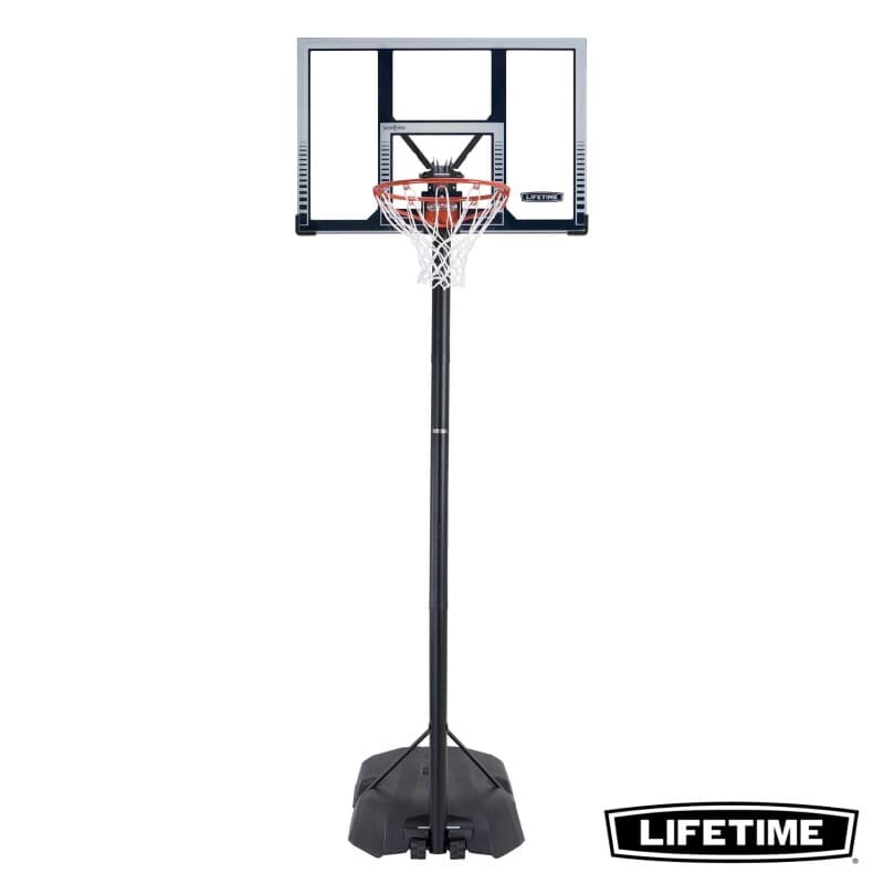 Lifetime Front Court Basketbalsysteem - 44-inch shatterproof backboard, blauw