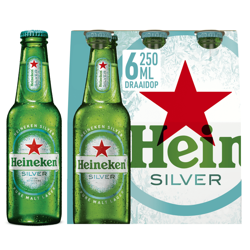 Heineken Silver Bier - 6 x 250 ml