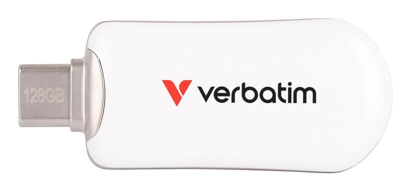 Verbatim Plectra USB-C flashdrive 128 GB wit