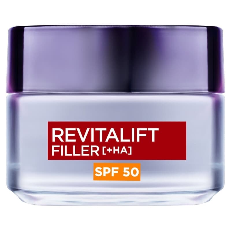 L’Oréal Paris Revitalift Filler Anti-Aging Dagcrème - met Hyaluronzuur - en SPF 50 - 50ml