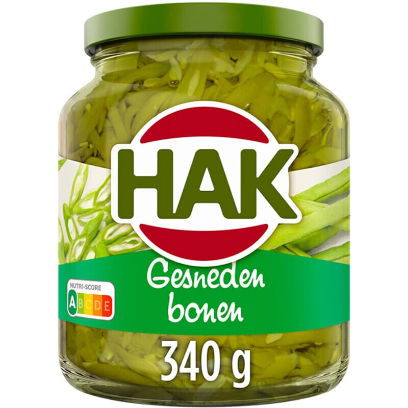 Hak Gesneden Groene Bonen - 340 g