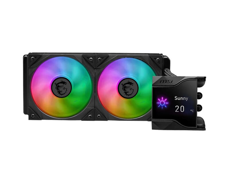 MSI MPG Coreliquid D240 processor kit voor vloeistofkoeling 12 cm zwart 1 stuk