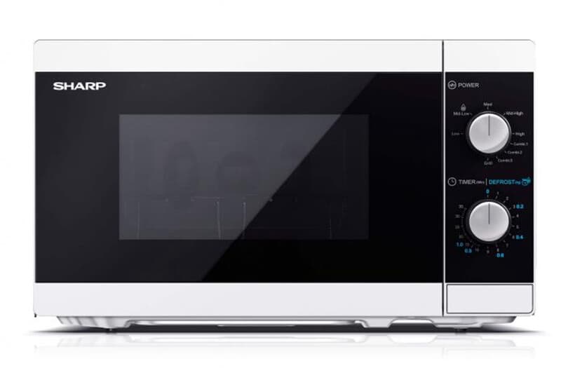 Sharp YC-MG01E-W magnetron en grill - 800W - 20 liter - wit