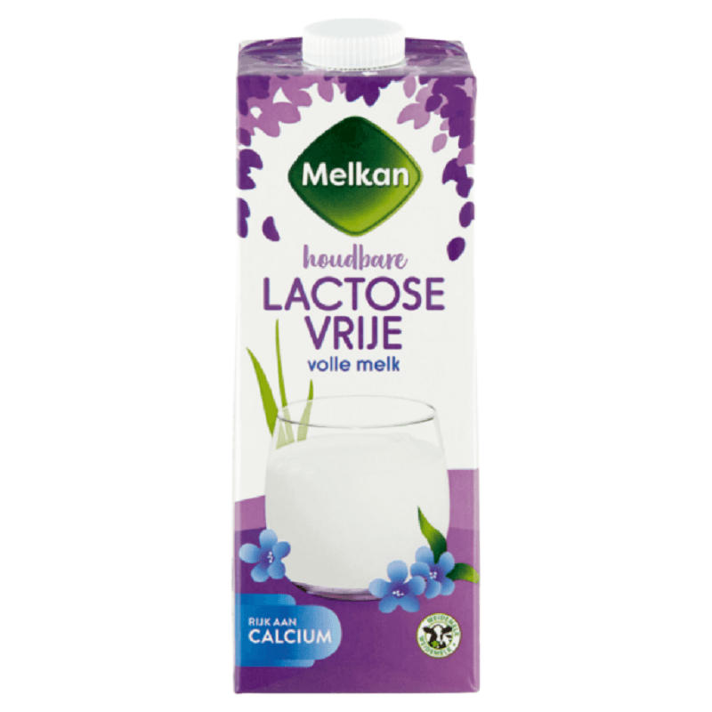 Melkan Lactose Vrij Volle Melk - 1 L