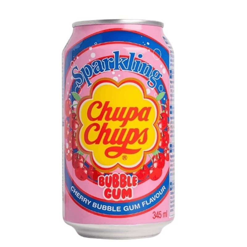 Chupa Chups Cherry Bubblegum Soda - 345 ml