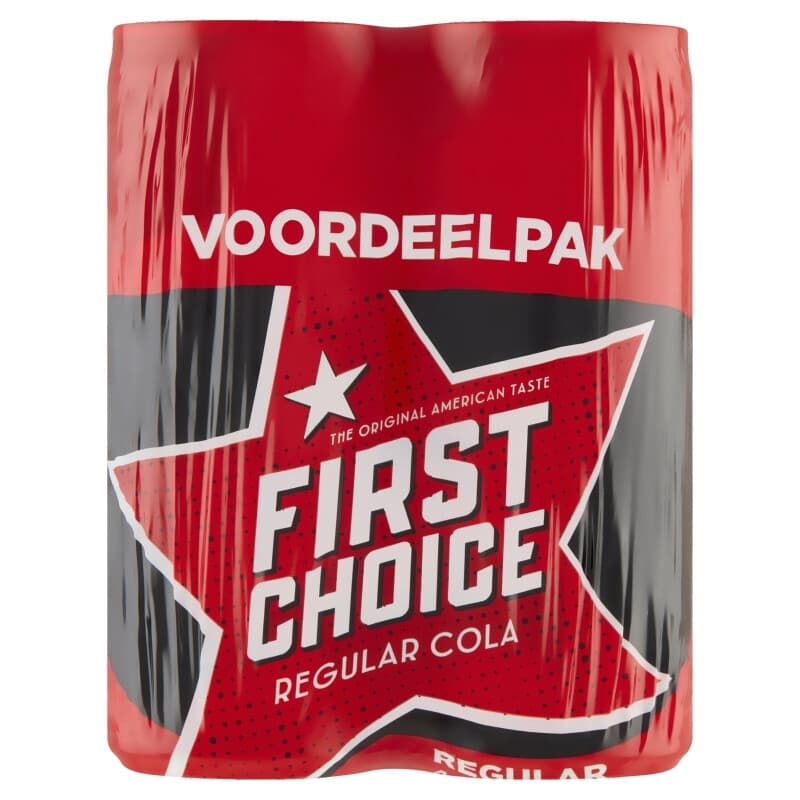 First Choice Regular Cola - 4 x 250 ml