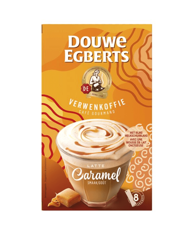 Douwe Egberts Indulgence Choco Hazelnut Coffee Latte - 8 pcs