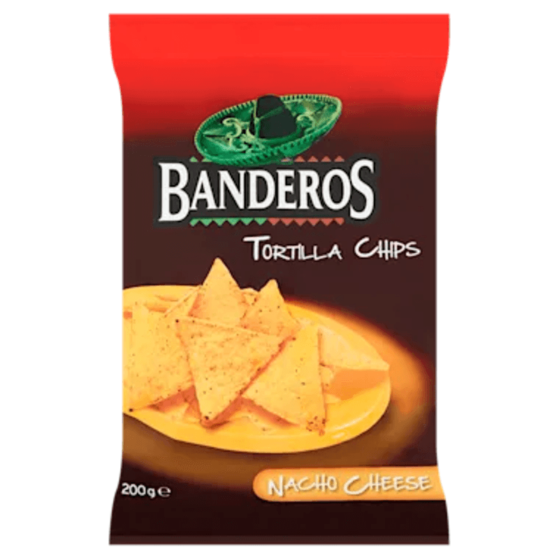 Banderos Tortilla Chips Nacho Cheese - 200 g