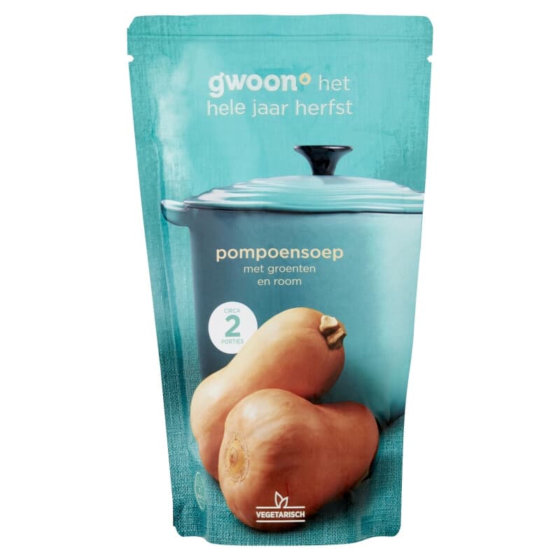 G'woon Pompoensoep Groente Room - 570 ml