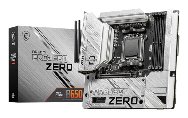 MSI B650M Project Zero moederbord AMD B650 socket AM5 micro ATX