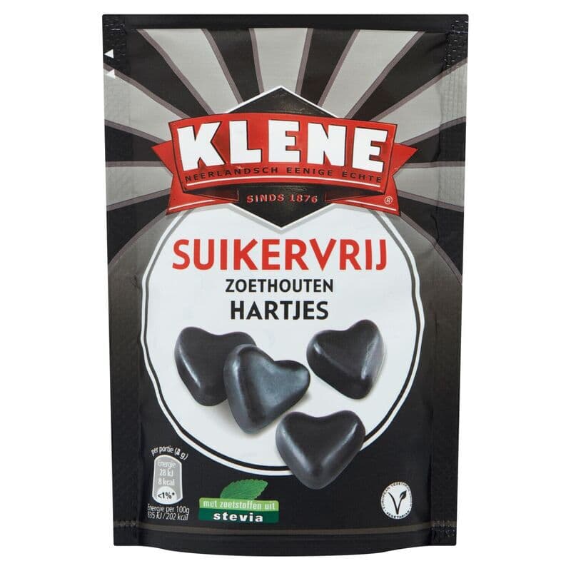 Klene Suikervrije Drop Harten - 110 g