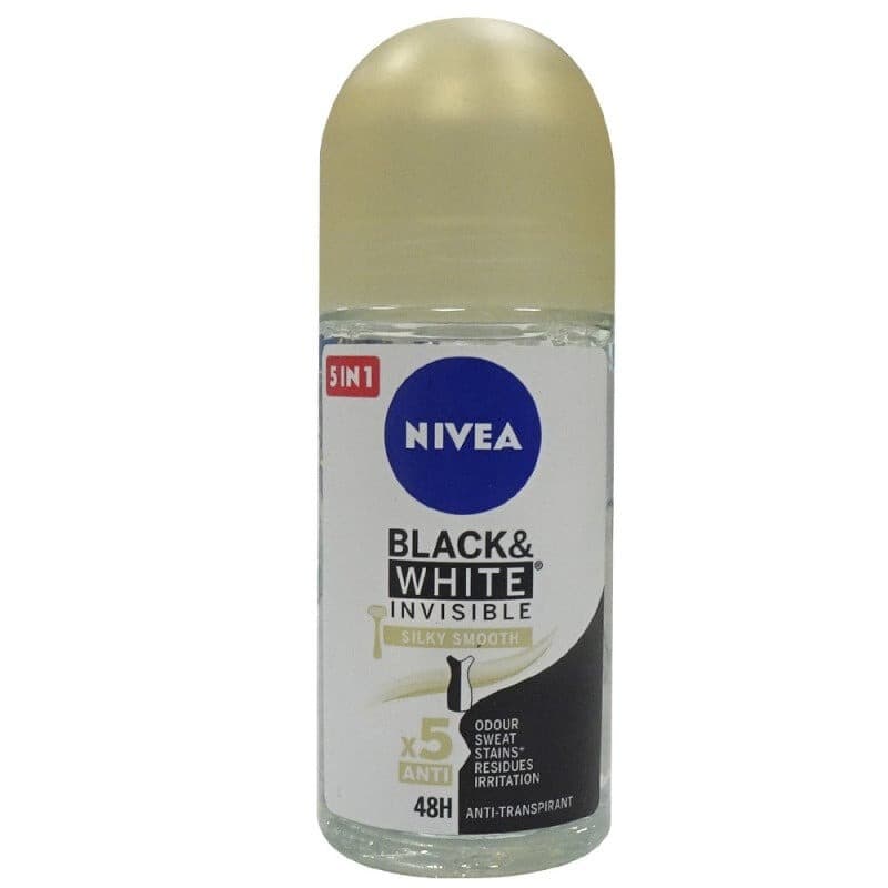 NIVEA deo roll-on - invisible black&white pure 50 ml