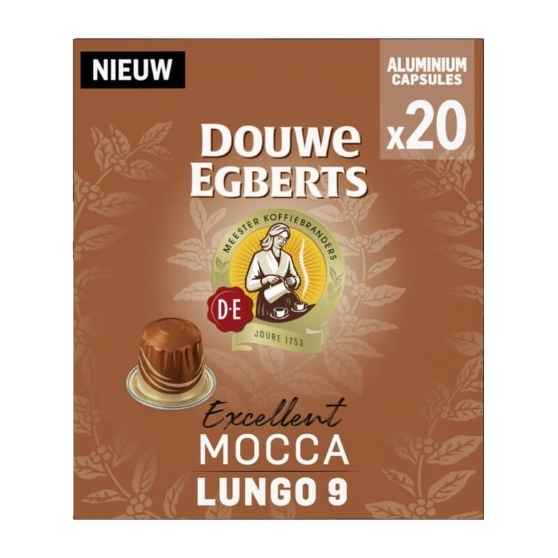 Douwe Egberts Excellent Mocca Lungo Koffiecapsules - 20 pcs