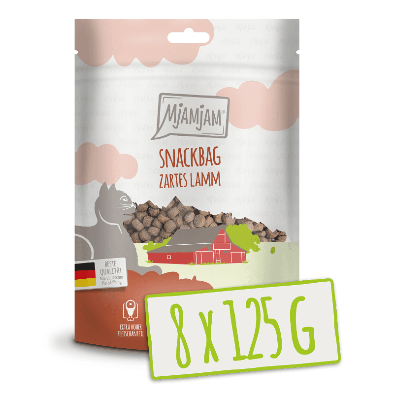 MjAMjAM - Snackzak - Mals lamsvlees 8 x 125 g