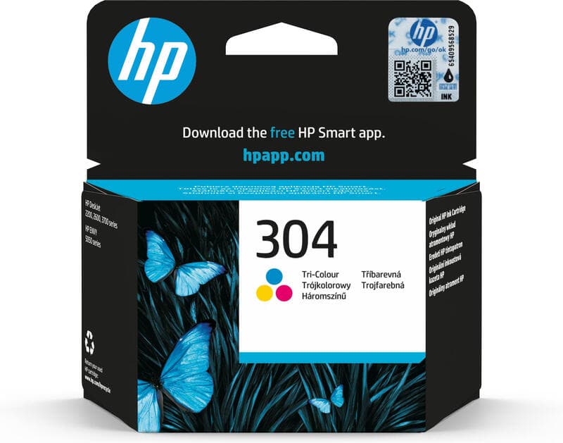 HP 304 originele driekleuren inktcartridge