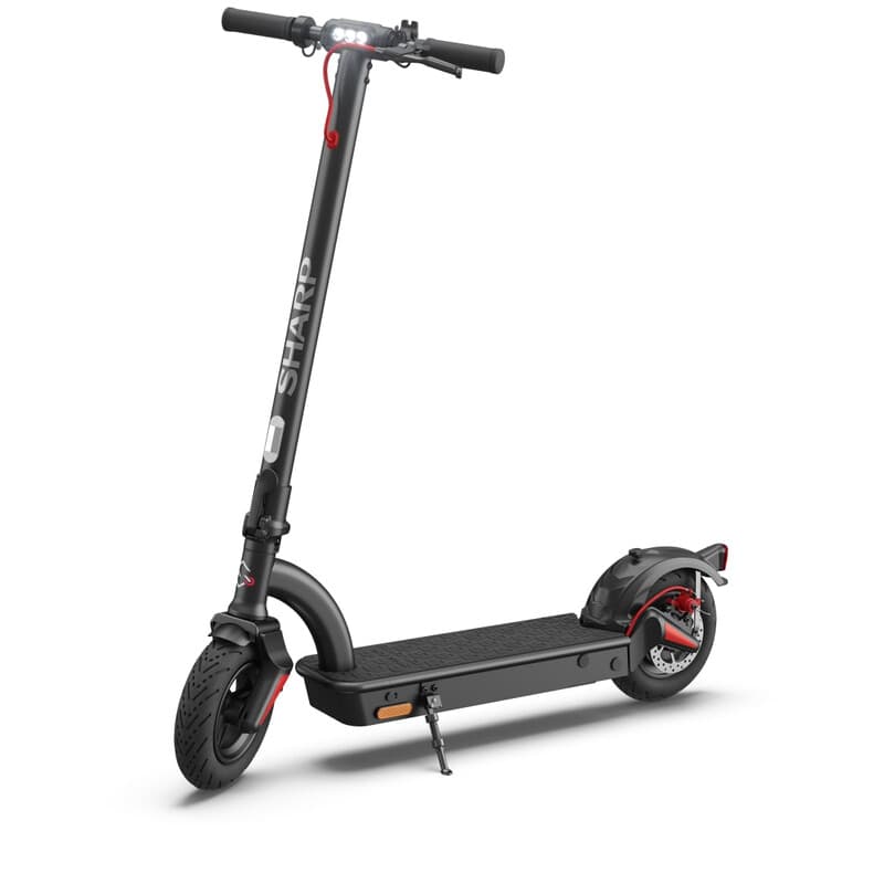 Sharp EM-KS2AEU-B elektrische step Zwart, Rood 10,4 Ah