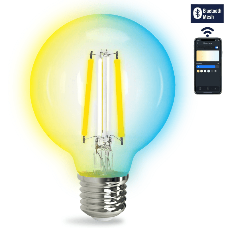 Aigostar Bluetooth Mesh smart filamentlamp G80 6 W CCT