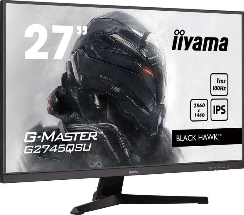 Iiyama G-MASTER G2745QSU-B2, 68,6 cm WQHD LED-monitor met IPS-paneel en 1 ms MPRT, zwart