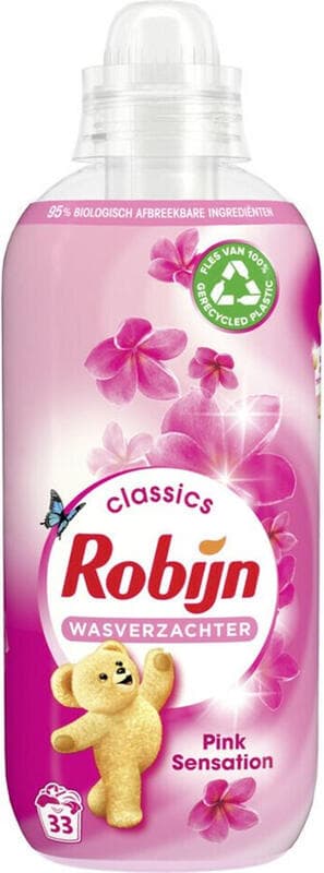 Robijn - Wasverzachter - Pink Sensation - 825 ml / 33 Wasbeurten