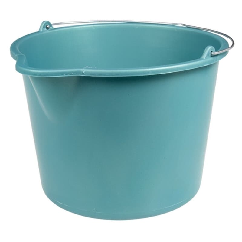 5five Groene prullenbak met trekkoord 12 l