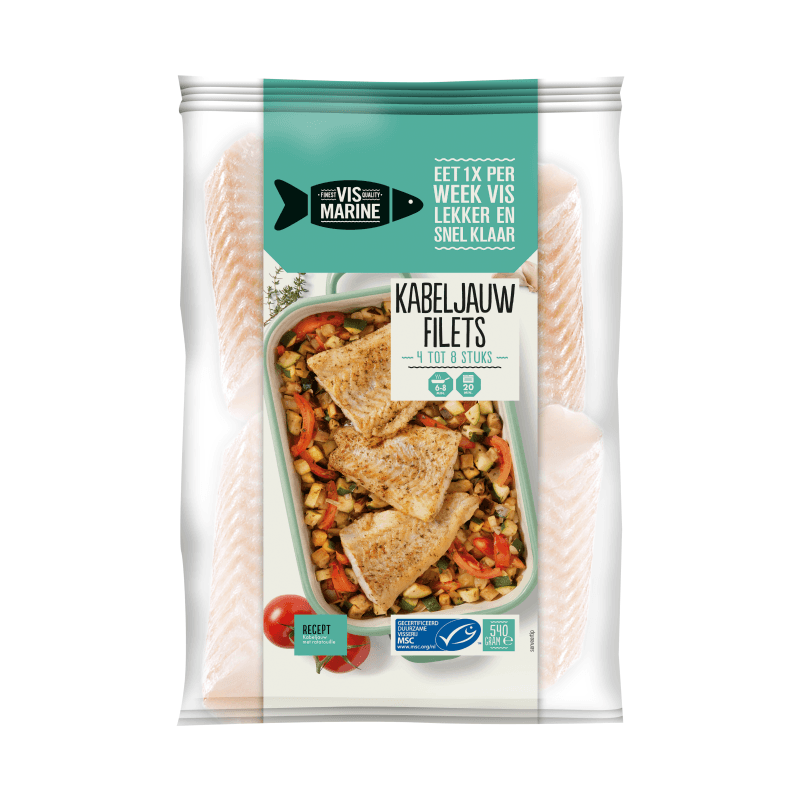 Vismarine Kabeljauwfilets - 540 g