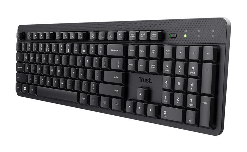 Trust Ody II toetsenbord kantoor RF draadloos QWERTY Amerikaans Engels zwart