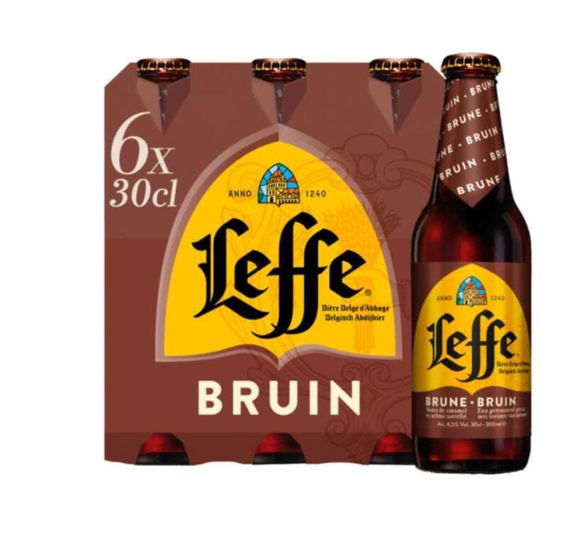 Leffe Brown Belgische Abdijbier - 6 x 300 ml